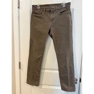 English Laundry Mens 5-Pocket Pants Taupe Brown Straight Leg 32x30 Cotton Blend